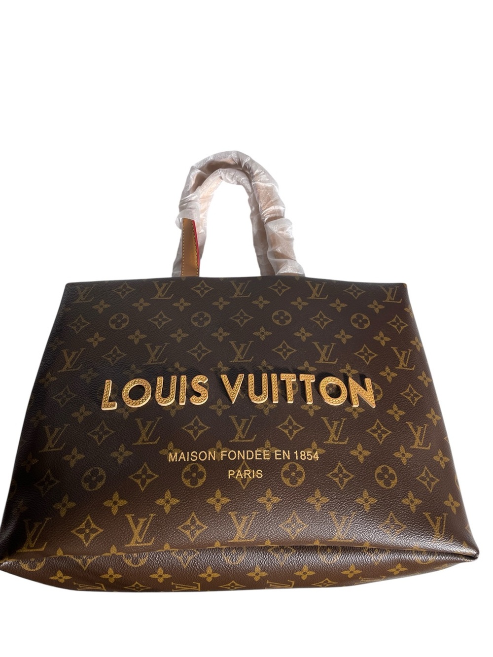 π€ Womenβs Monogram Oversized Shopper Tote with Strap π€ - Picture 8 of 13